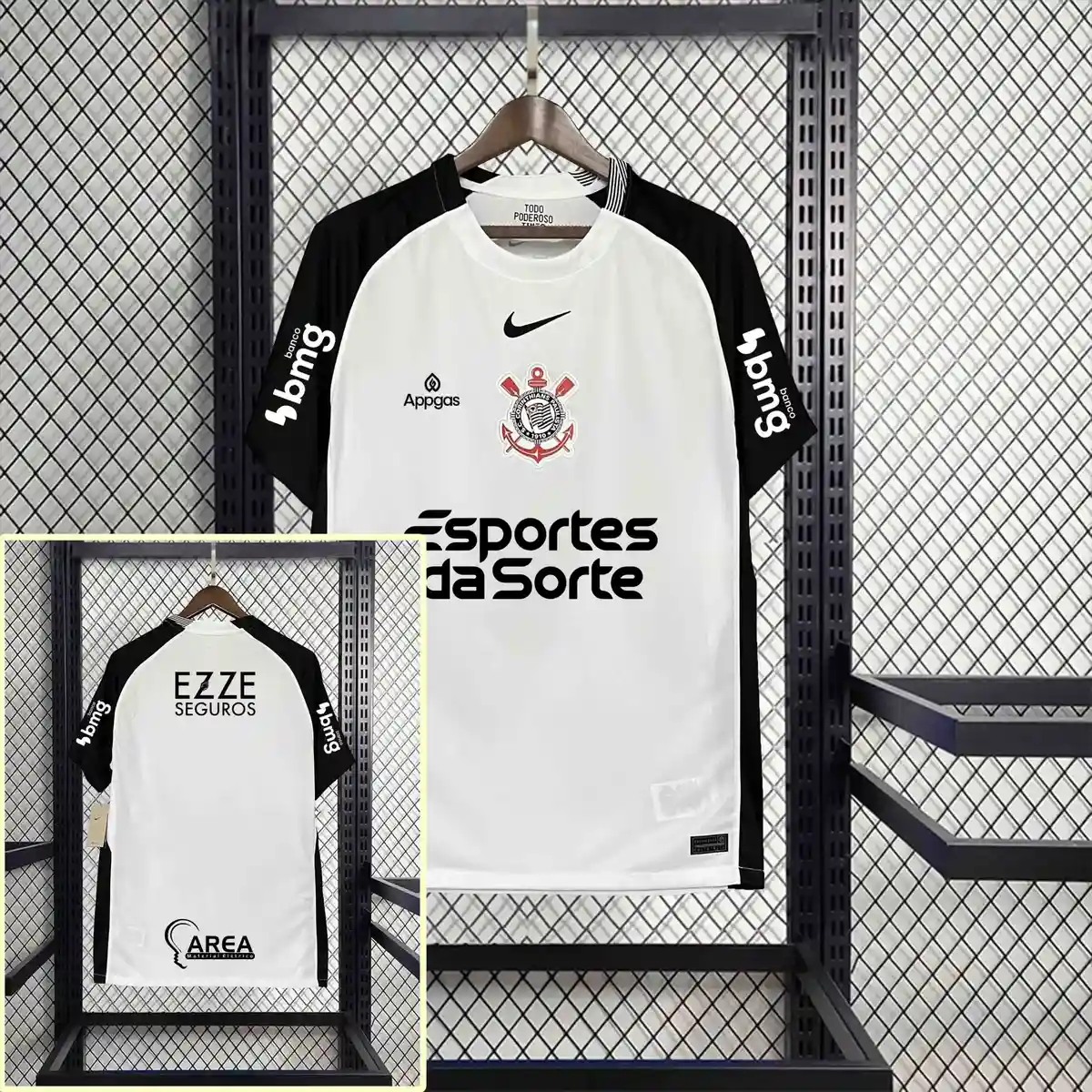 2025 2026 corinthians home football shirt all sponsor 1