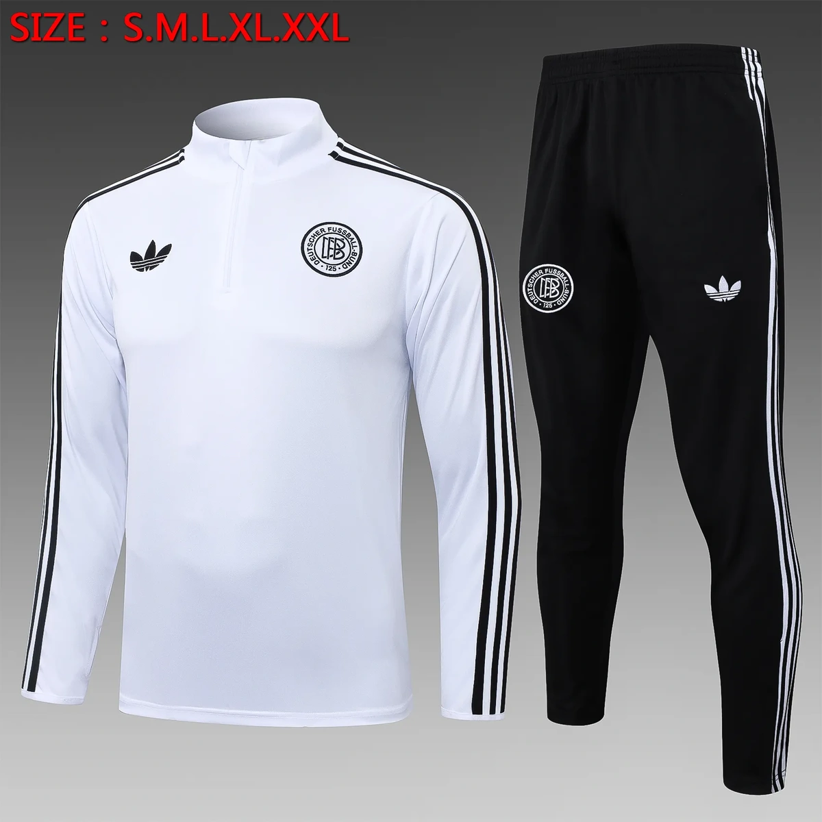 2025 2026 germany half pull training suit 125th anniversary football shirt set 1