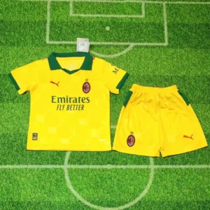 2025 2026 kids ac milan second away soccer jersey 1