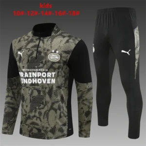 2025 2026 kids kit eindhoven black training suit football shirt 1