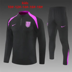 2025 2026 kids kit england black training suit football shirt 1