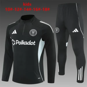 2025 2026 kids kit miami black training suit football shirt 1