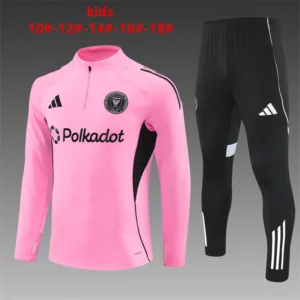 2025 2026 kids kit miami pink training suit football shirt 1