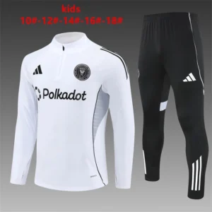 2025 2026 kids kit miami white training suit football shirt 1