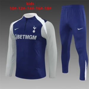 2025 2026 kids kit tottenham hotspur royal blue training suit football shirt 1