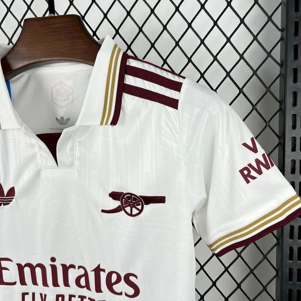 2025 2026 kids size arsenal second away football shirt 3