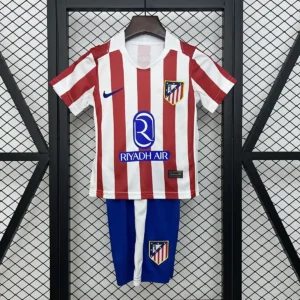 2025 2026 kids size atletico madrid home soccer jersey 1