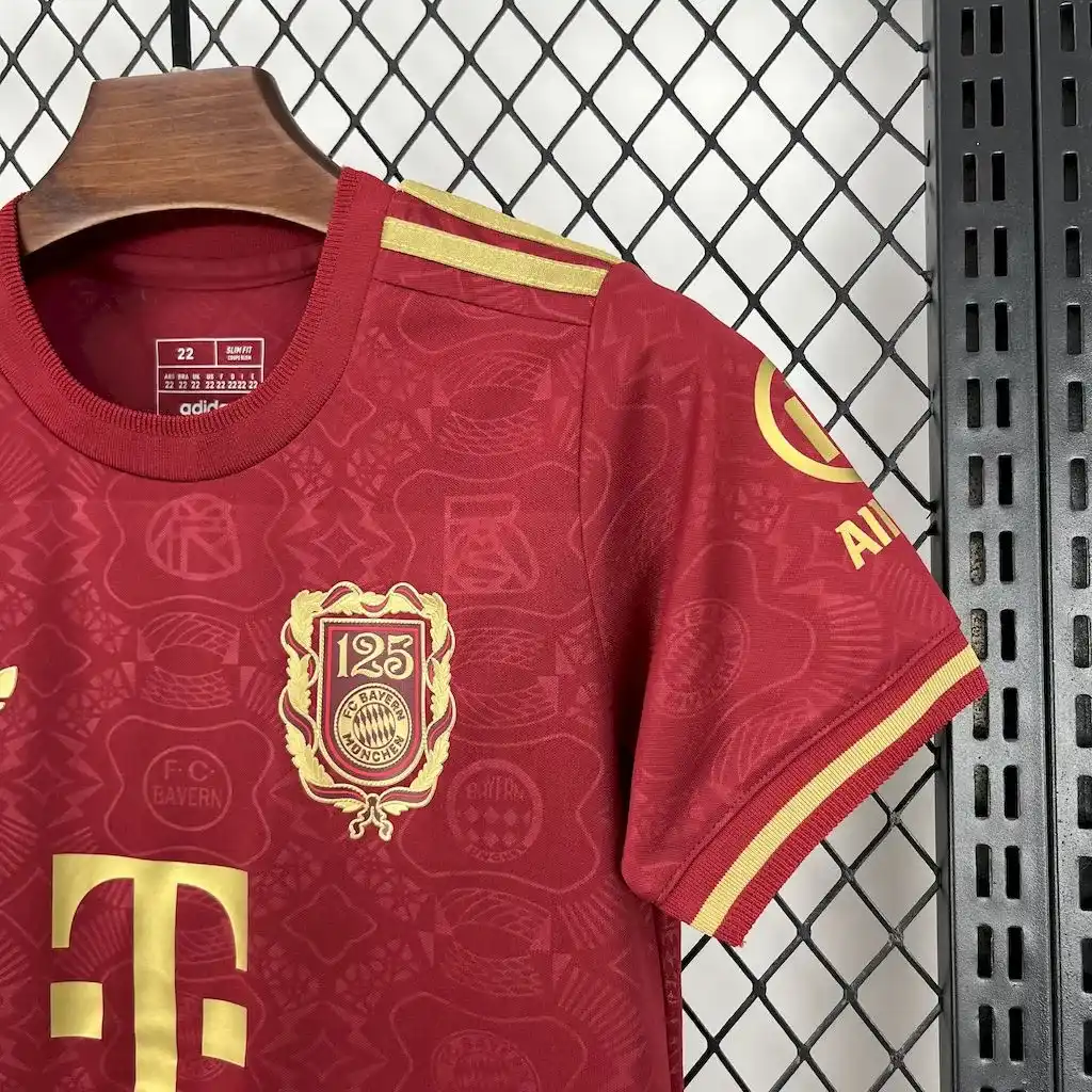 2025 2026 kids size bayern munich 125 anniversary football jersey 4