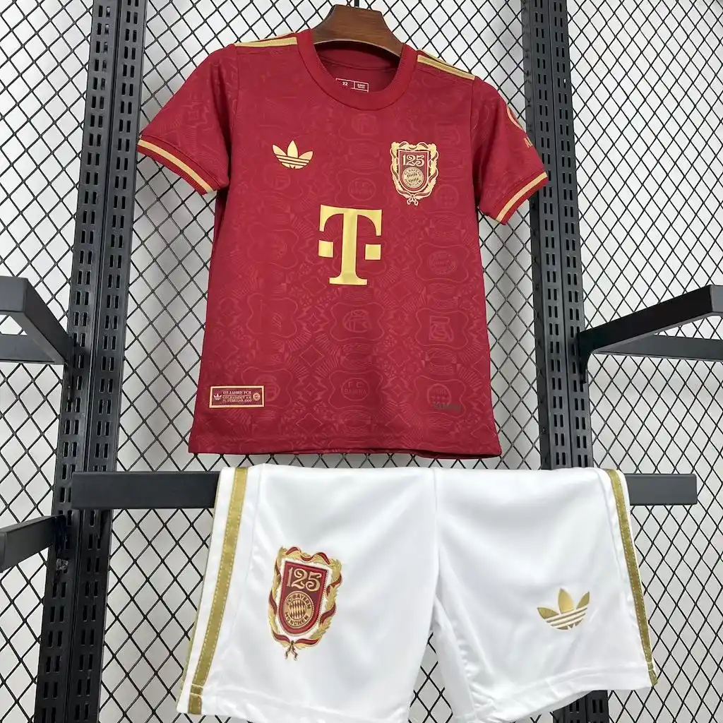2025 2026 kids size bayern munich 125 anniversary football jersey 6