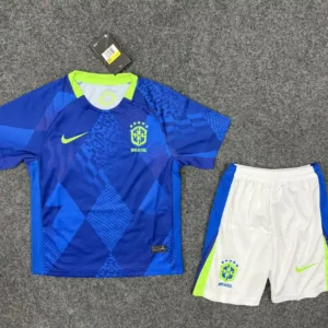 2025 2026 kids size brazil away football shirt 1