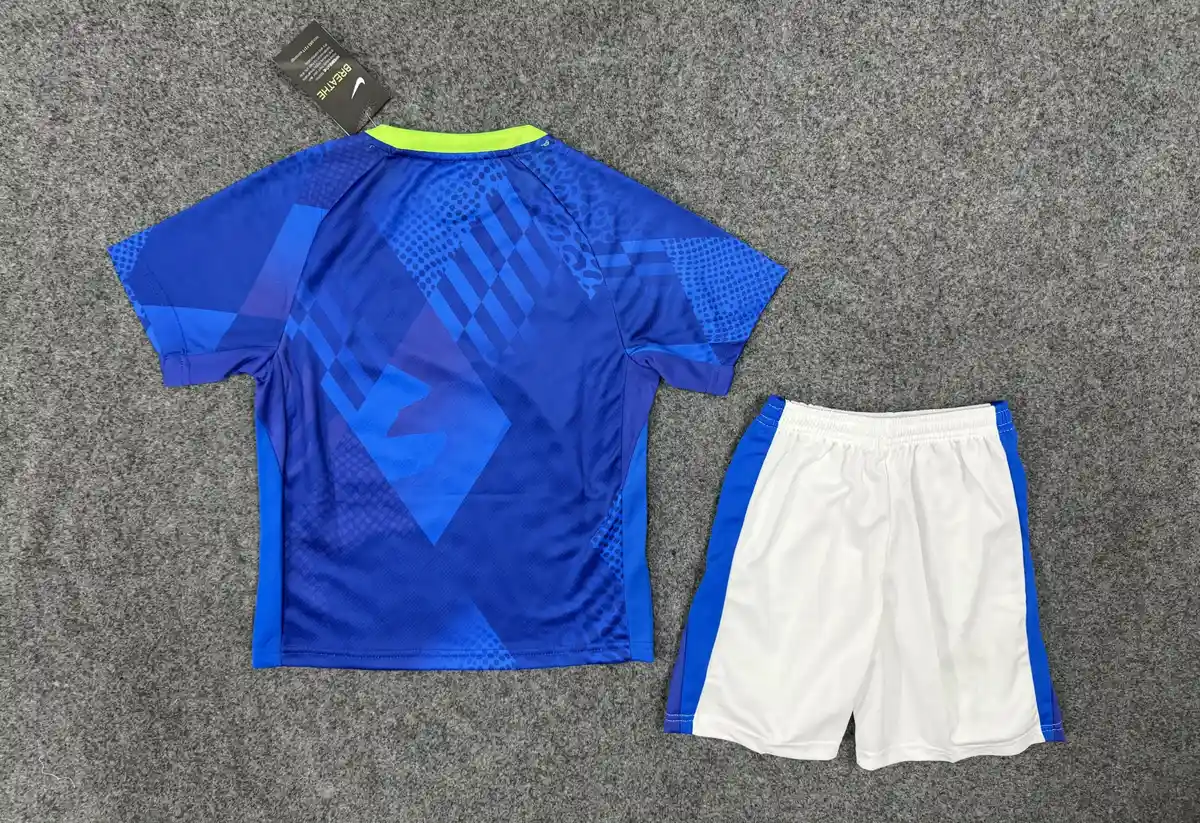 2025 2026 kids size brazil away football shirt 2
