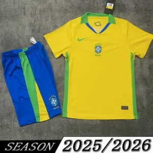 2025 2026 kids size brazil home football shirt 1