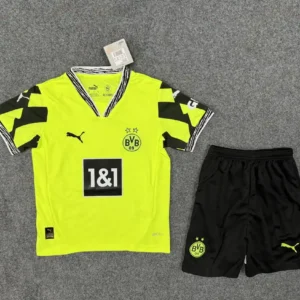 2025 2026 kids size dortmund pre match football shirt 1