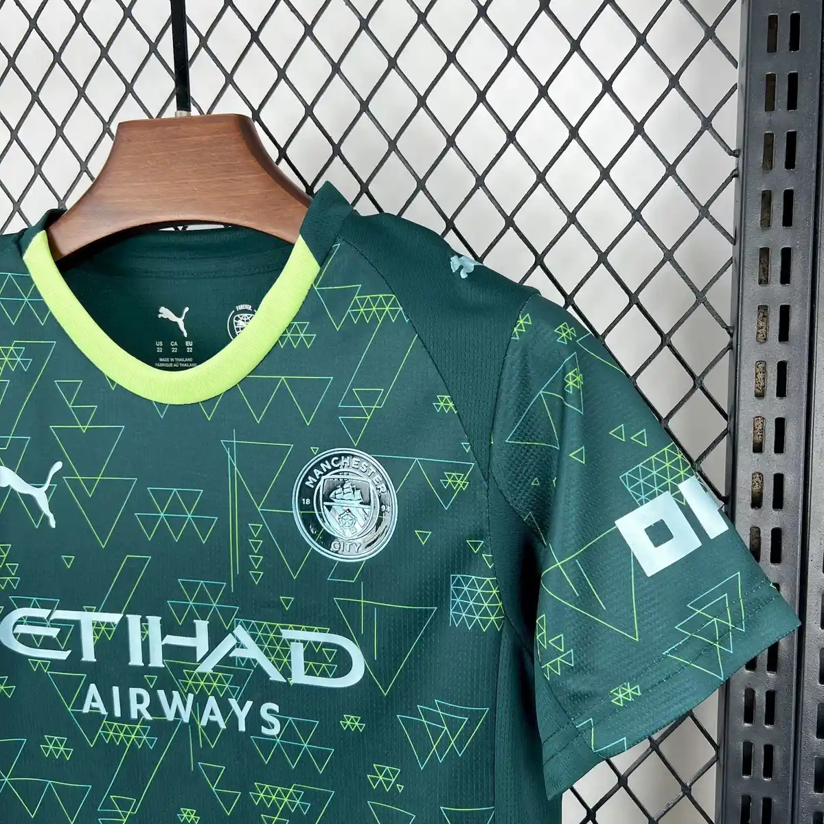 2025 2026 kids size manchester city third away football shirt 4