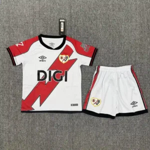 2025 2026 kids size rayo vallecano home football shirt 1