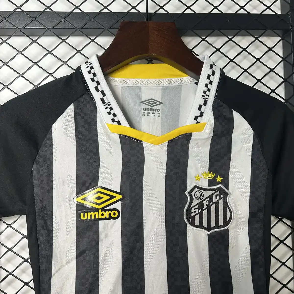 2025 2026 kids size santos away football shirt 3