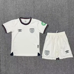 2025 2026 kids size west ham united away football jersey 1