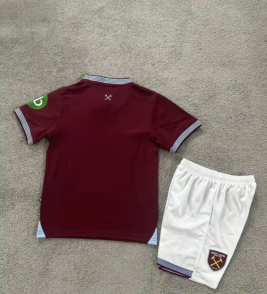 2025 2026 kids size west ham united f c home football jersey 2