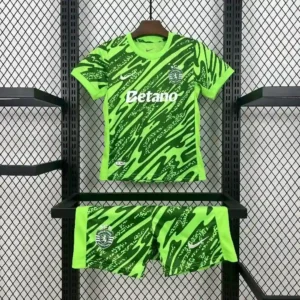 2025 2026 kids sporting lisbon goalkeeper football shirt 1