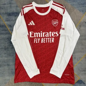 2025 2026 long sleeve arsenal home football shirt 1