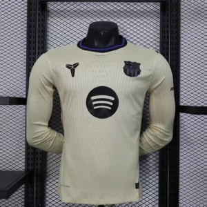 2025 2026 long sleeve player barcelona away football shirt 1