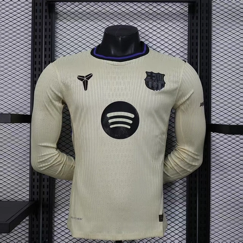 2025 2026 long sleeve player barcelona away football shirt 1