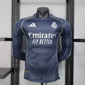 2025 2026 long sleeve player edition real madrid away football shirt 1