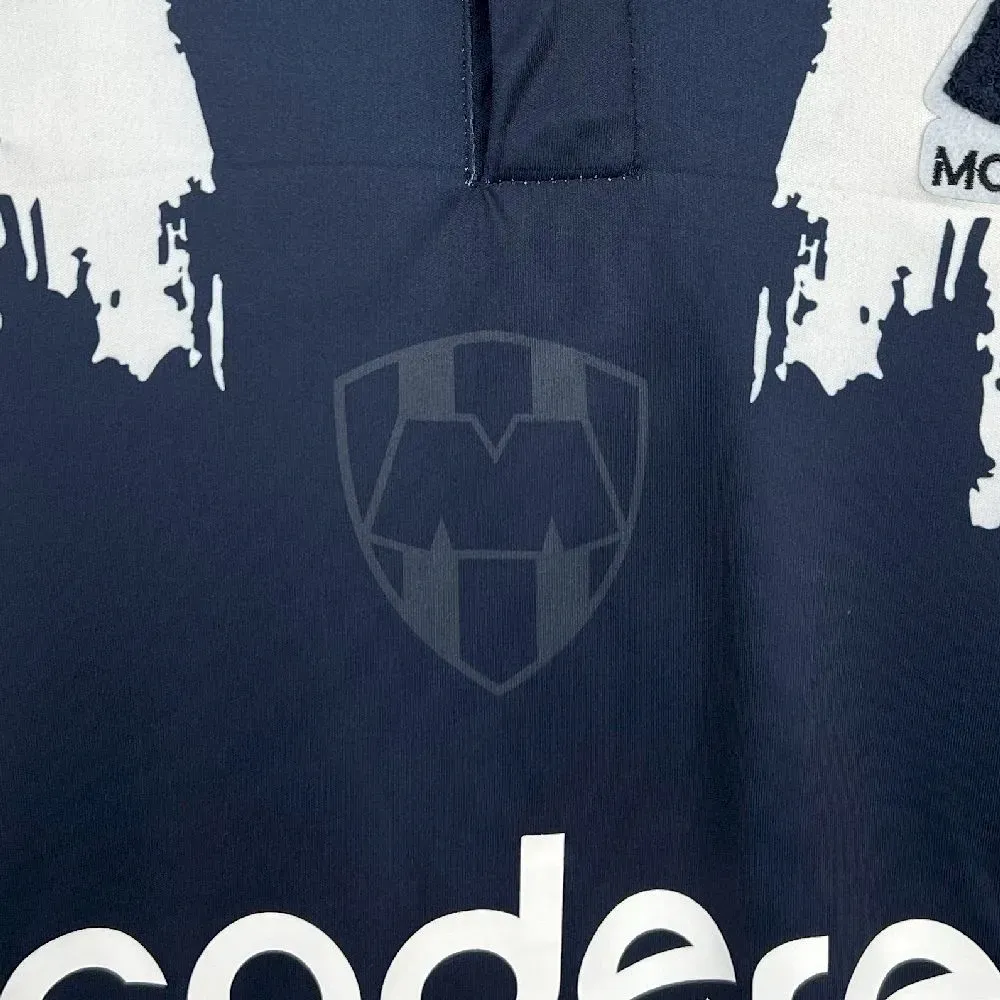 2025 2026 long sleeve rayados monterrey home football shirt 3