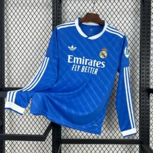 2025 2026 long sleeve real madrid second away football shirt 1