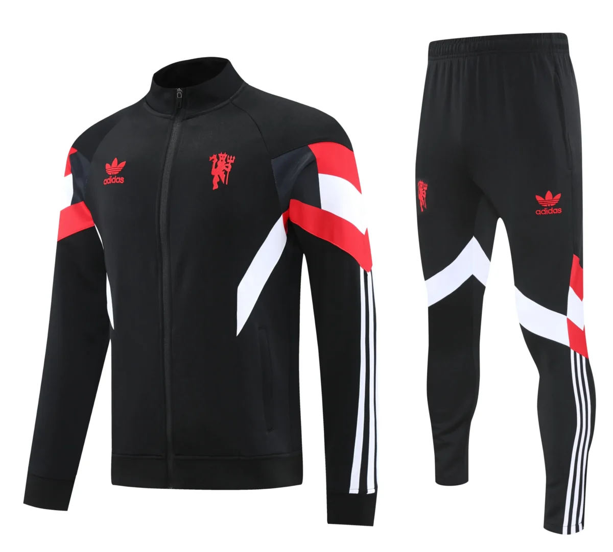 2025 2026 m u long zipper jacket training suit football shirt 1