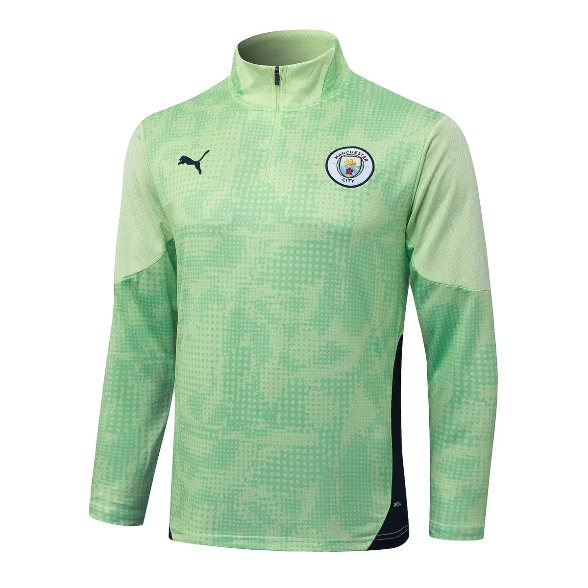 2025 2026 manchester city half pull training suit football shirt set 4