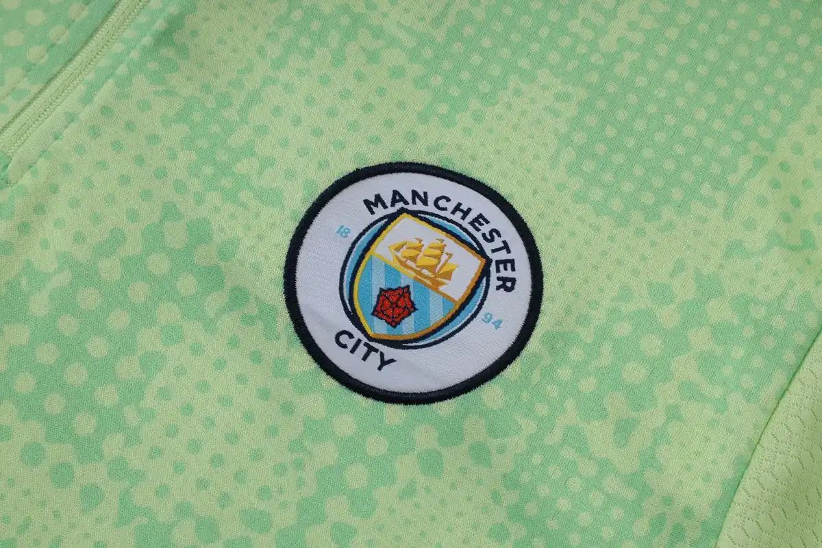 2025 2026 manchester city half pull training suit football shirt set 6