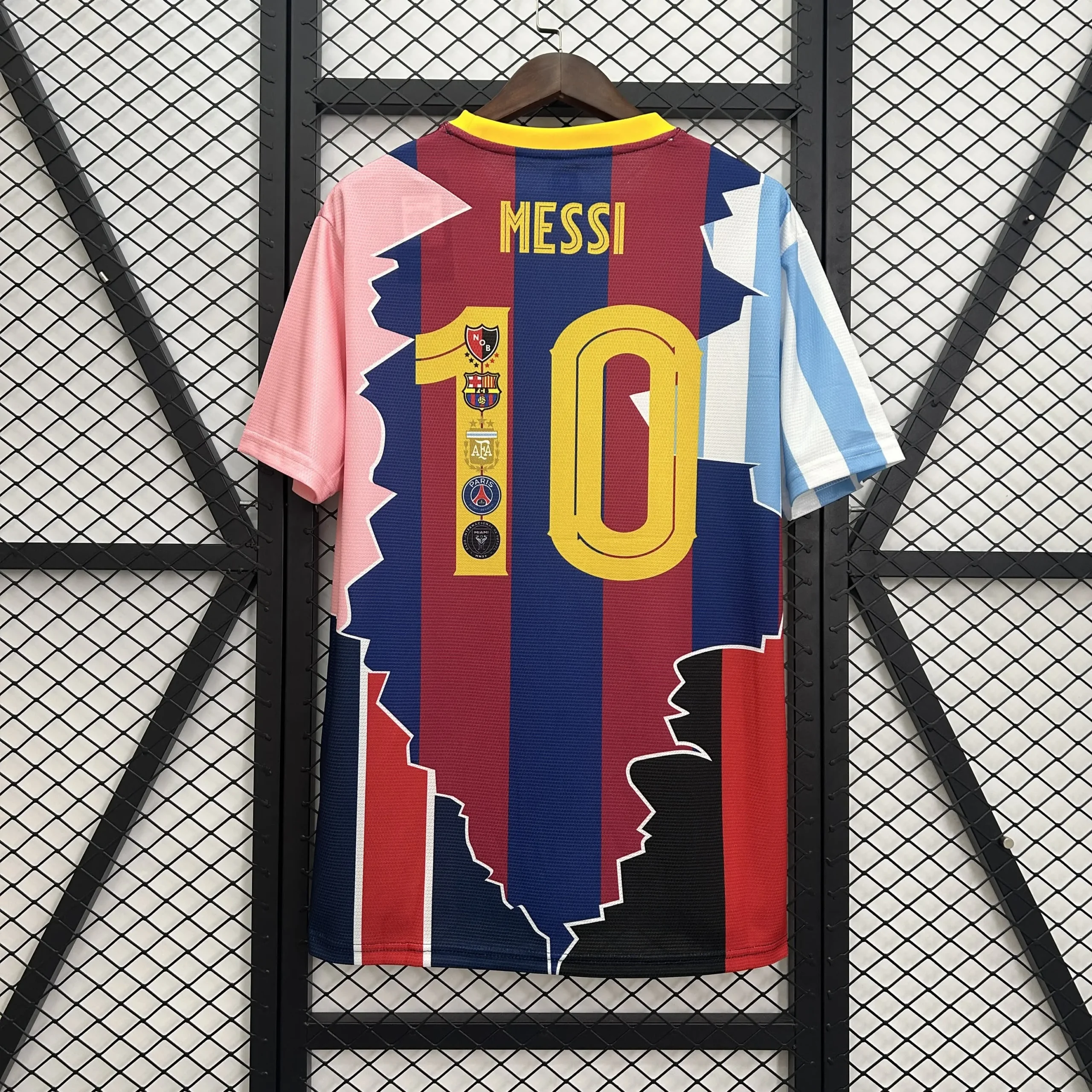 2025 2026 messi commemorative edition soccer jersey barcelona x argentina x psg 2