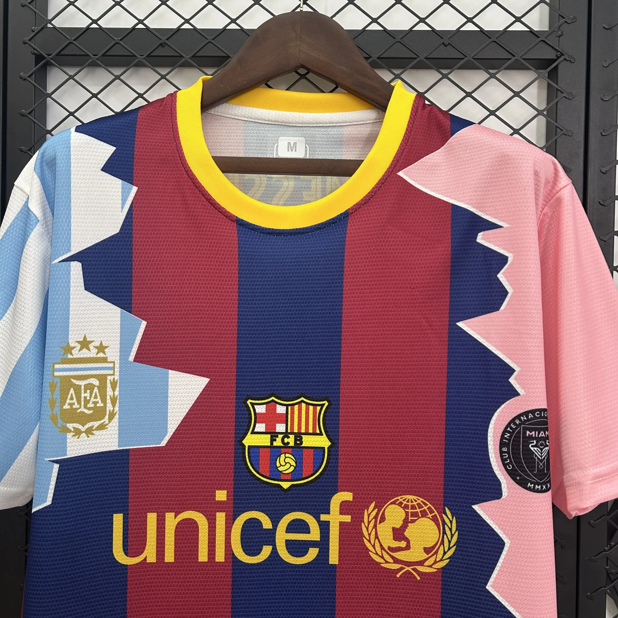 2025 2026 messi commemorative edition soccer jersey barcelona x argentina x psg 3