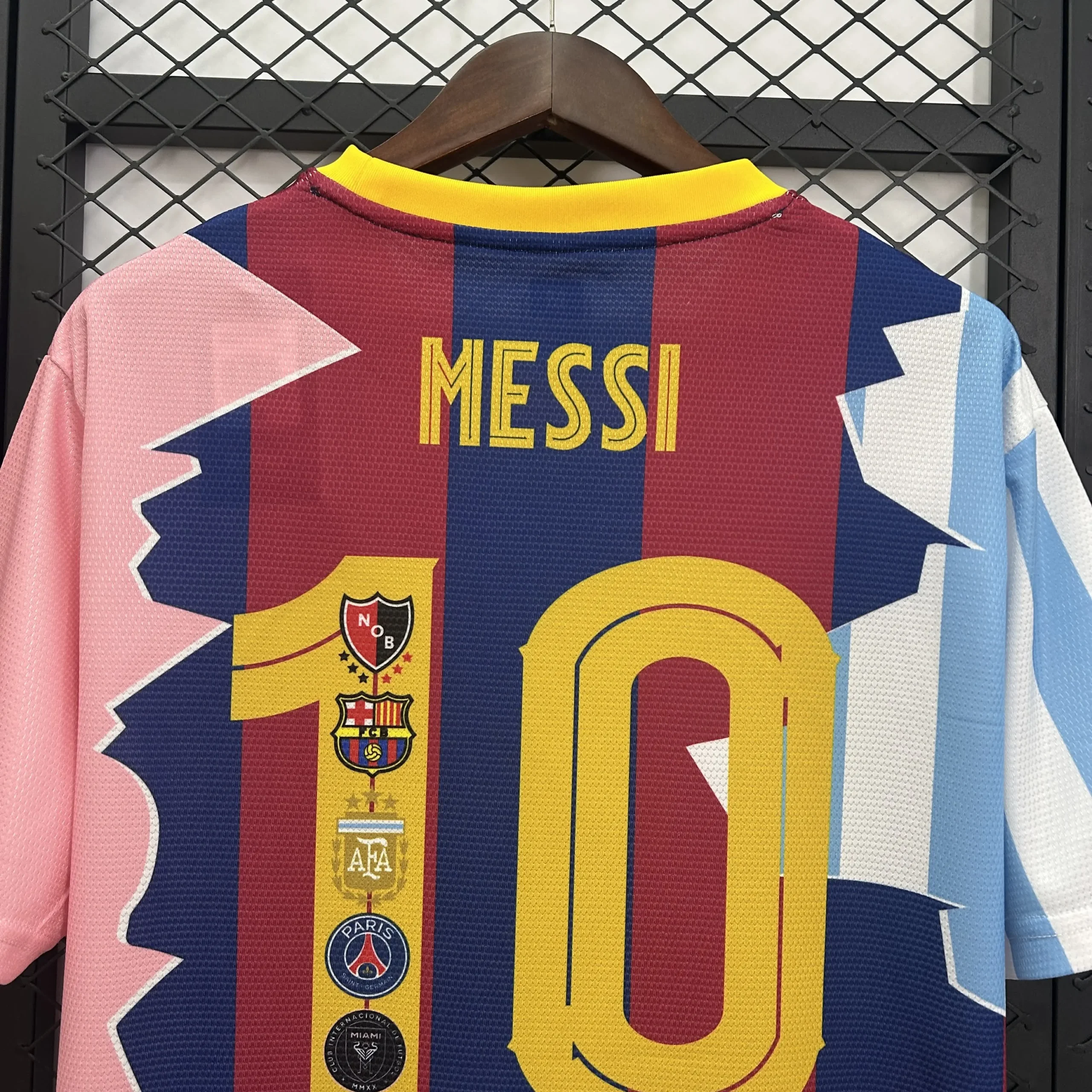 2025 2026 messi commemorative edition soccer jersey barcelona x argentina x psg 4