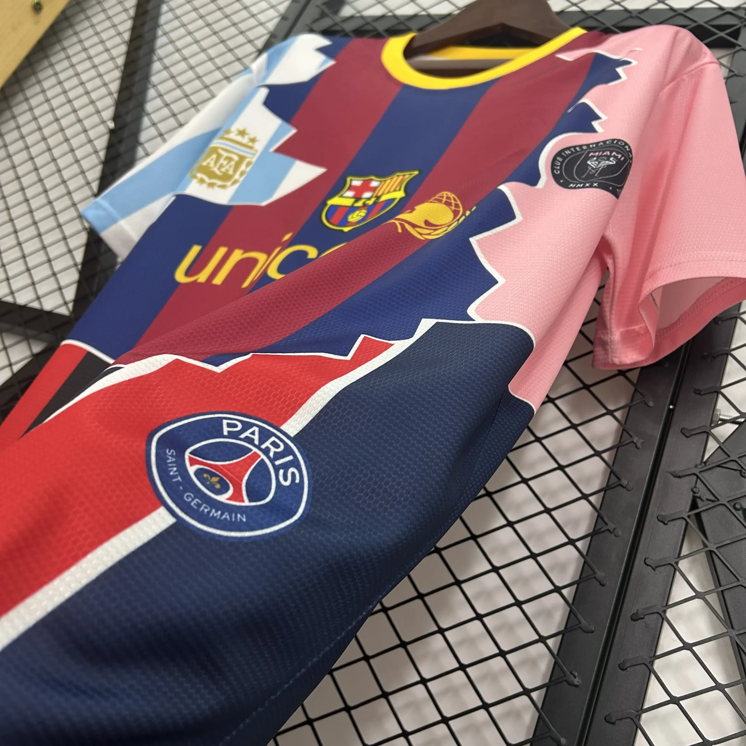 2025 2026 messi commemorative edition soccer jersey barcelona x argentina x psg 6