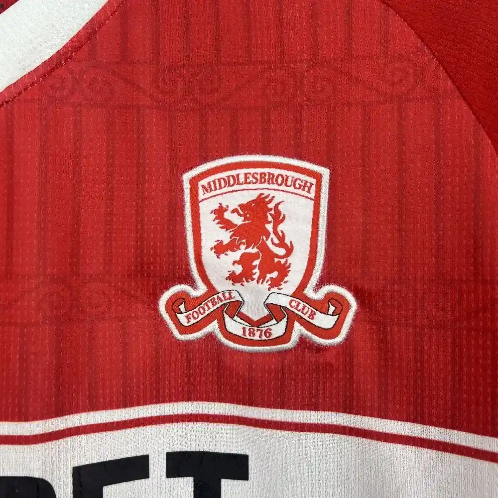 2025 2026 middlesbrough f c home football shirt 3