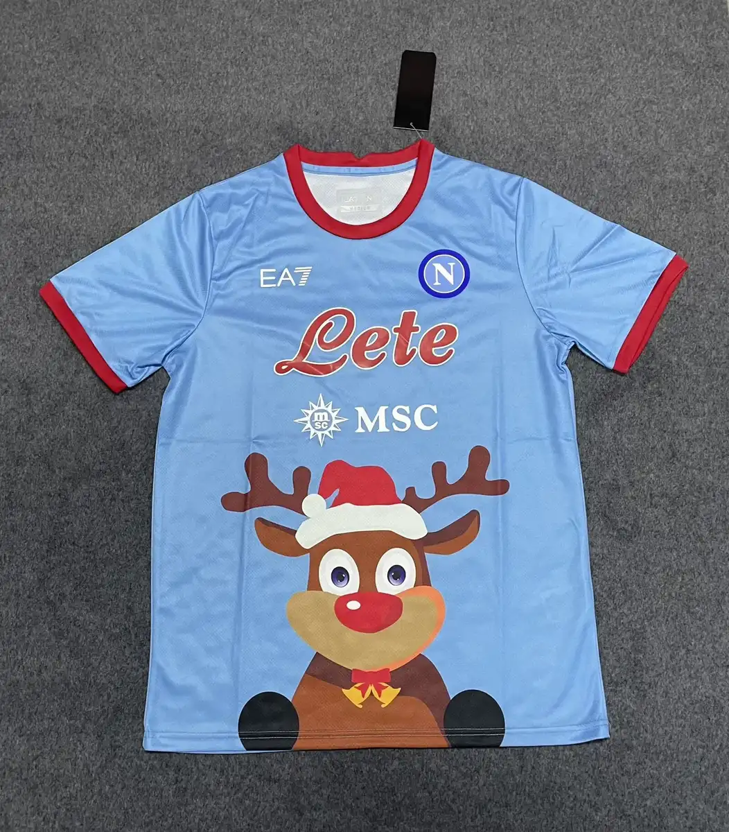 2025 2026 napoli christmas special edition football shirt 1