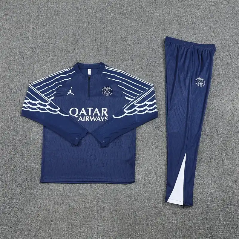2025 2026 paris saint germain half pull training wear football shirt kids size 3