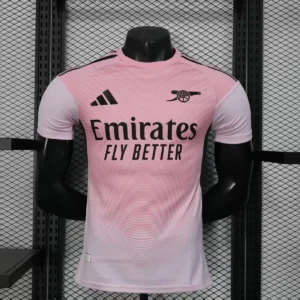 2025 2026 player arsenal goalkeeper pink football shirt 1