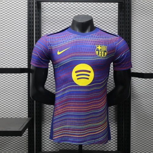 2025 2026 player barcelona pre game football shirt 1