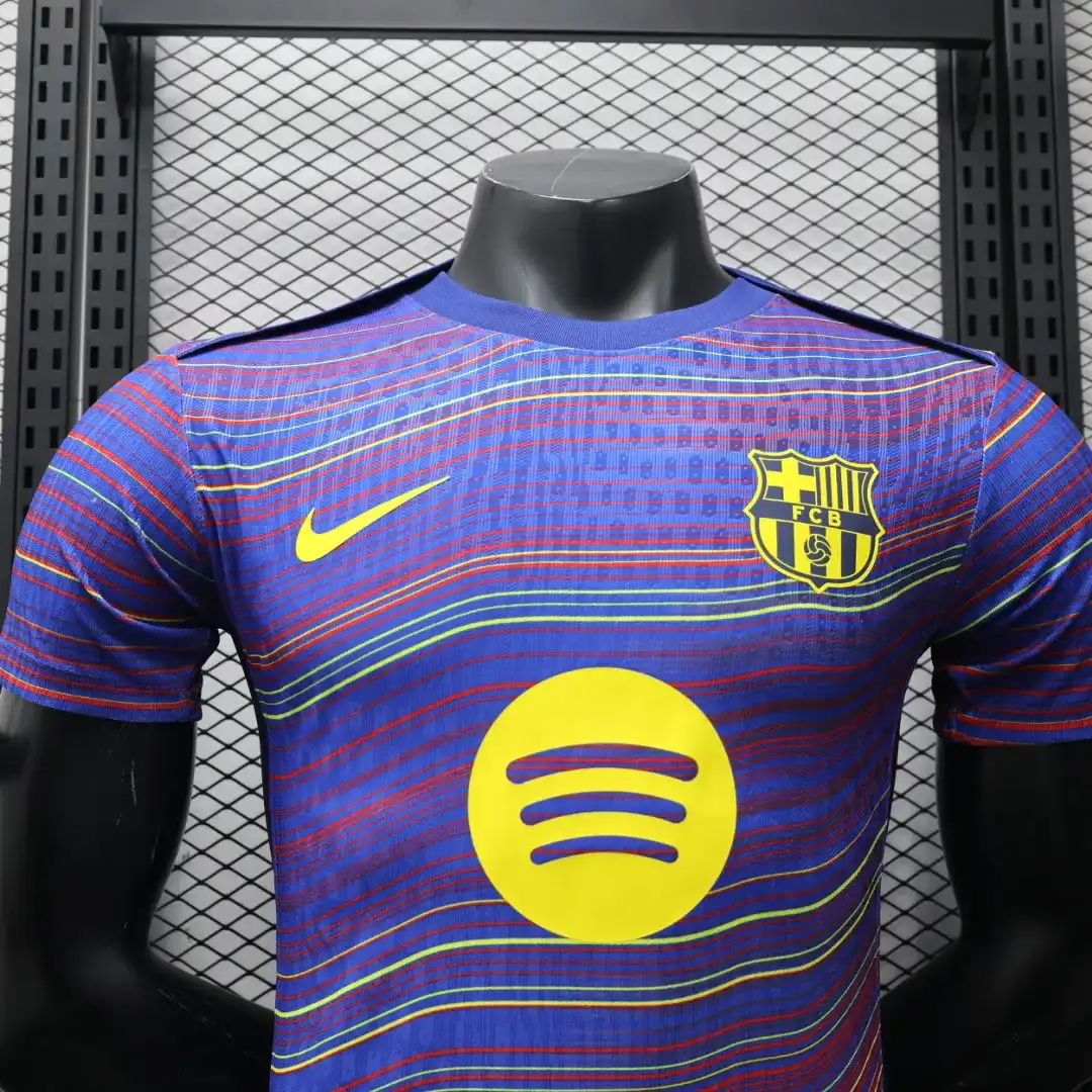 2025 2026 player barcelona pre game football shirt 3
