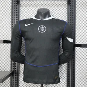 2025 2026 player chelsea long sleeve second away football shirt 1