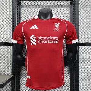 2025 2026 player liverpool home soccer jersey 1
