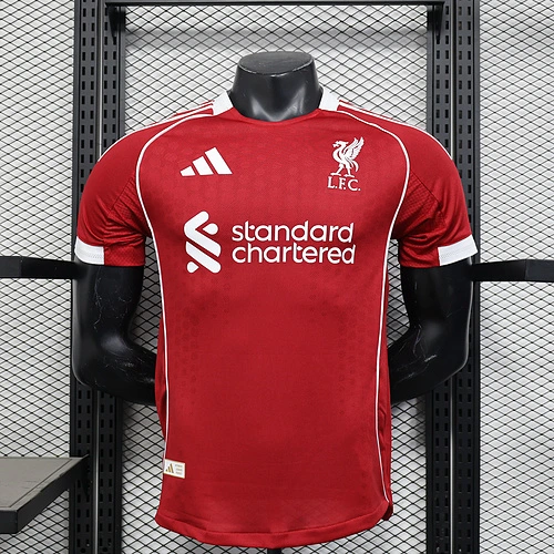 2025 2026 player liverpool home soccer jersey 1