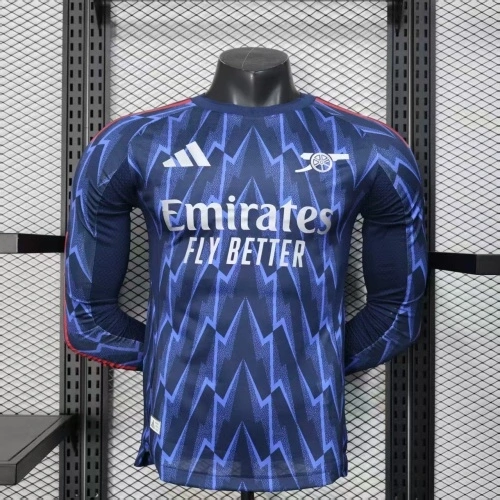 2025 2026 player long sleeve arsenal away football shirt 1