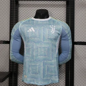 2025 2026 player long sleeve juventus away soccer jersey 1