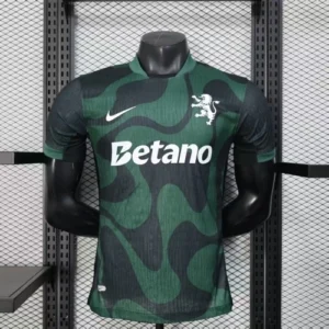 2025 2026 player sporting lisbon pre game soccer jersey 1