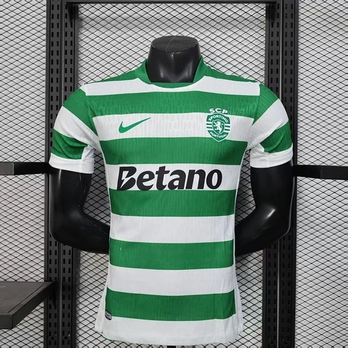 2025 2026 player sporting lisbon soccer jersey home 1