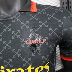 2025 2026 player version ac milan goalkeeper football shirt 3
